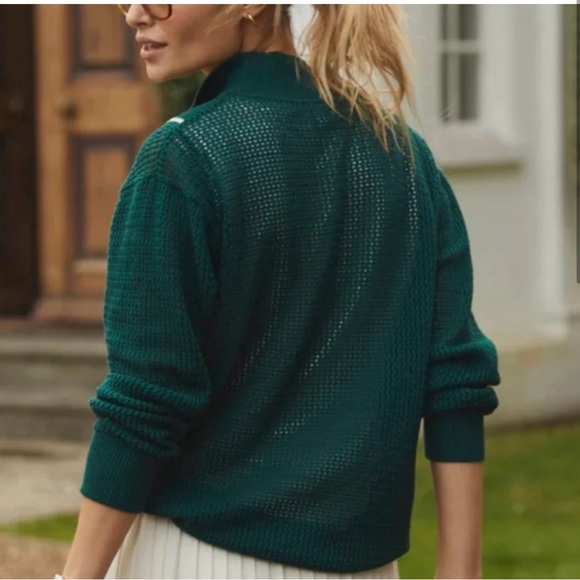 NOT FOR  SALE NWOT Varley Calva Knit Sweater in Forest Size M - Picture 2 of 7